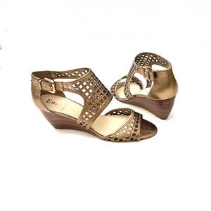 Enzo Angiolini | ‘Eaquinn’ Wedge Leather Sandal